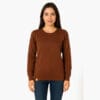 Alpaka Damenpullover Rincon braun