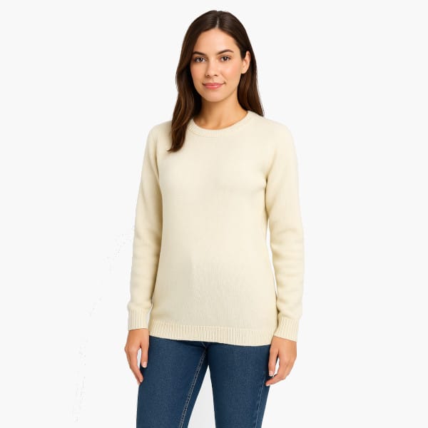 Alpaka Damenpullover Rincon weiß Alpaka Damenpullover Rincon weiß