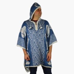 Alpaka Poncho Azul