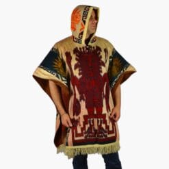 Alpaka Poncho Schamane