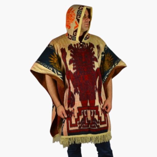 Alpaka Poncho Schamane