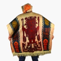Alpaka Poncho Schamane
