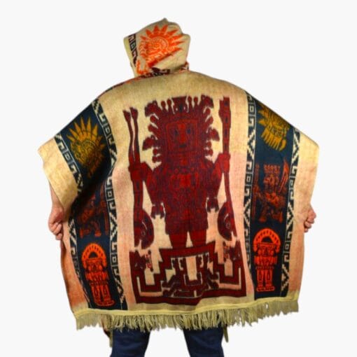 Alpaka Poncho Schamane