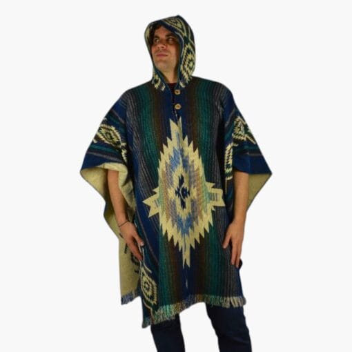 Alpaka Pullover Chakan blau