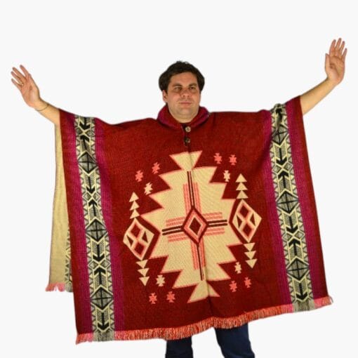 Alpaka Pullover Chakan rot