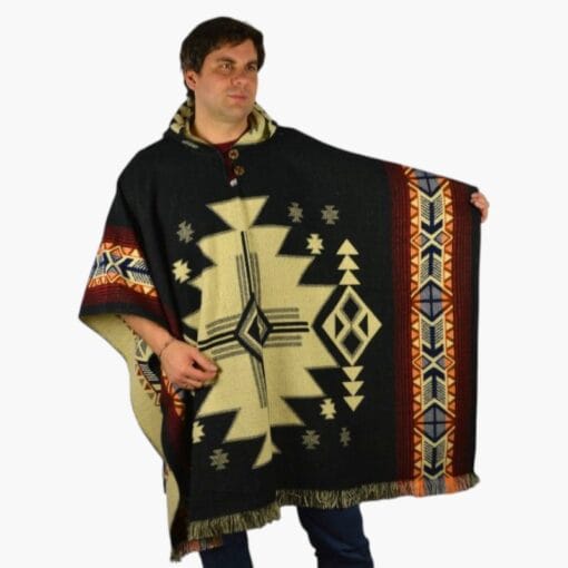 Alpaka Pullover Chakan schwarz