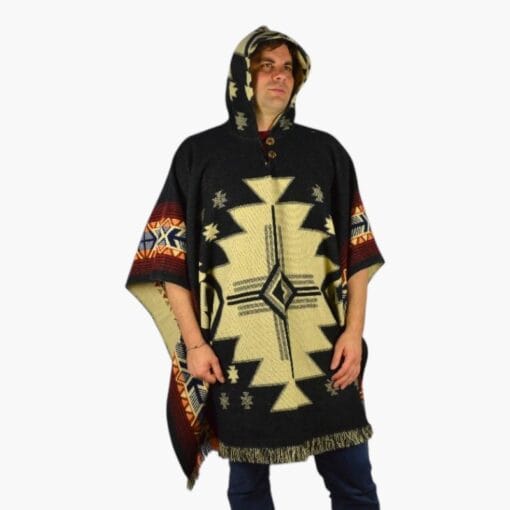 Alpaka Pullover Chakan schwarz