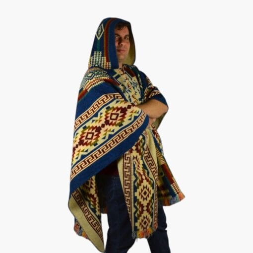 Alpaka Pullover Chuspe blau