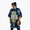 Poncho Cruz blau