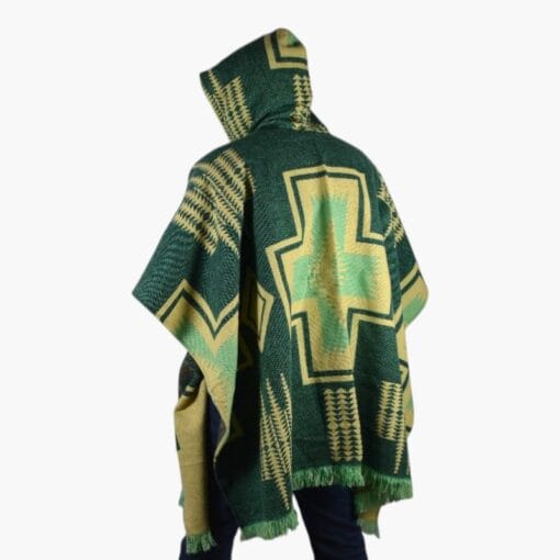 Poncho Cruz türkis