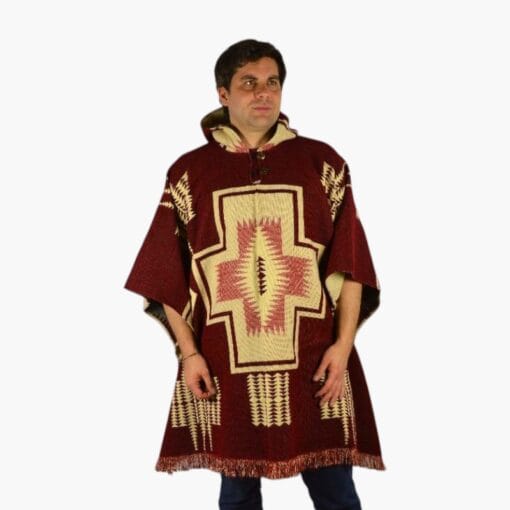 Poncho Cruz weinrot