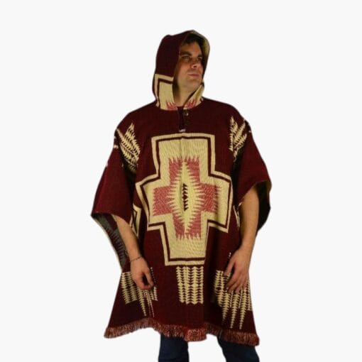 Poncho Cruz weinrot