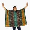 Alpaka Poncho Insipee blau
