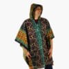 Alpaka Poncho Insipee blau