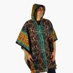 Alpaka Poncho Insipee blau