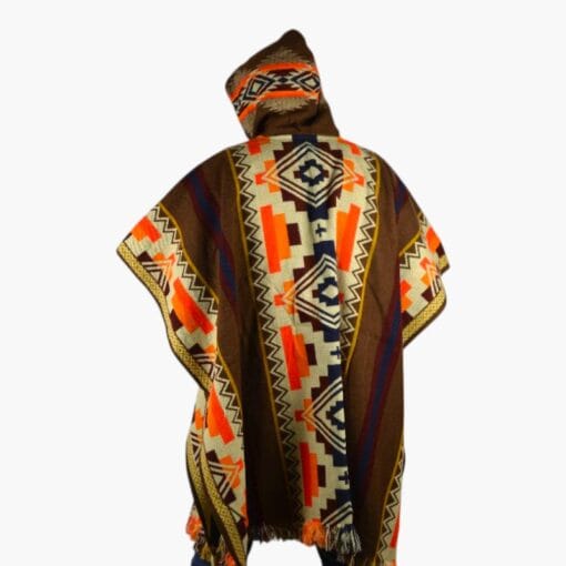 Alpaka Poncho Pichu braun
