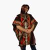 Alpaka Poncho Pichu weinrot