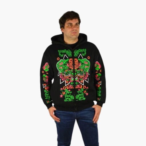 Schwarzlich Hoodie Zipper Jaguar
