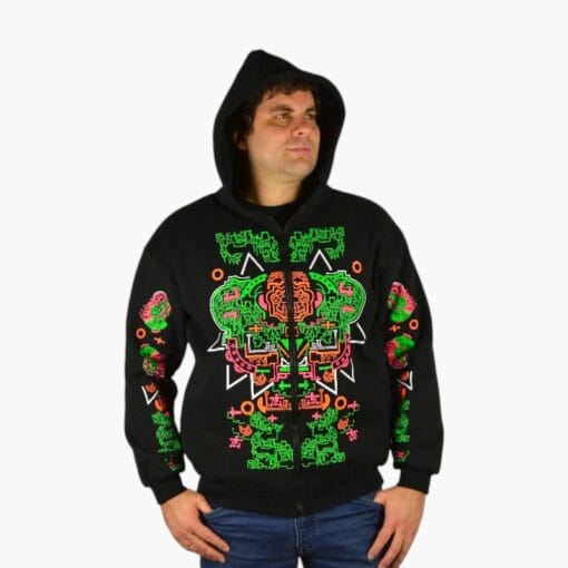 Schwarzlich Hoodie Zipper Jaguar