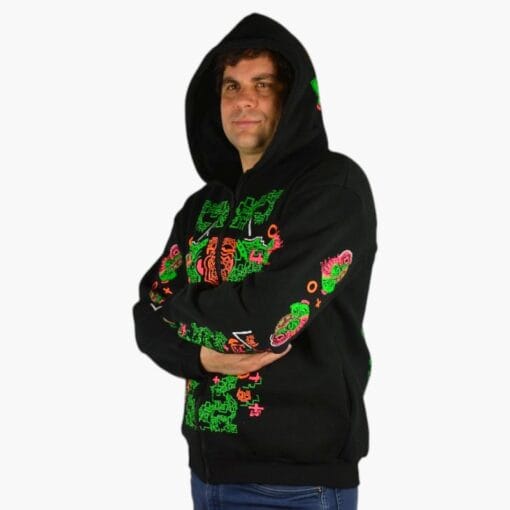 Schwarzlich Hoodie Zipper Jaguar
