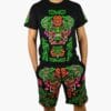 Schwarzlicht Set T-Shirt Shorts Jaguar Schwarzlicht Set T-Shirt Shorts Jaguar