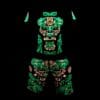 Schwarzlicht Set T-Shirt Shorts Jaguar Schwarzlicht Set T-Shirt Shorts Jaguar