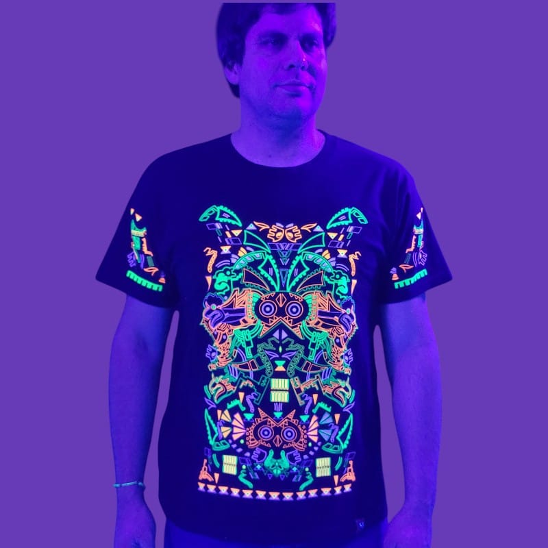 T-Shirt Arana im Schwarzlicht