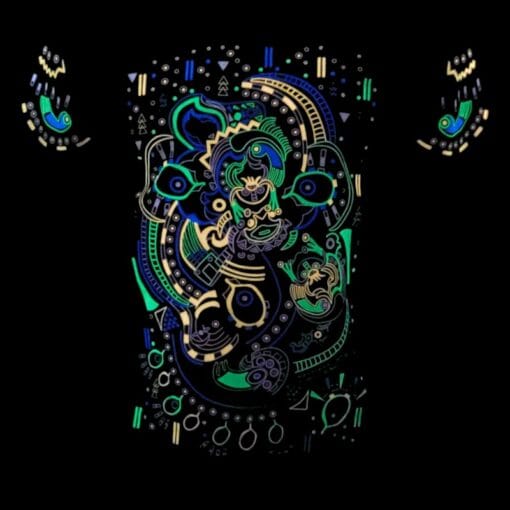 T-Shirt Ruedas glow-in-the-dark