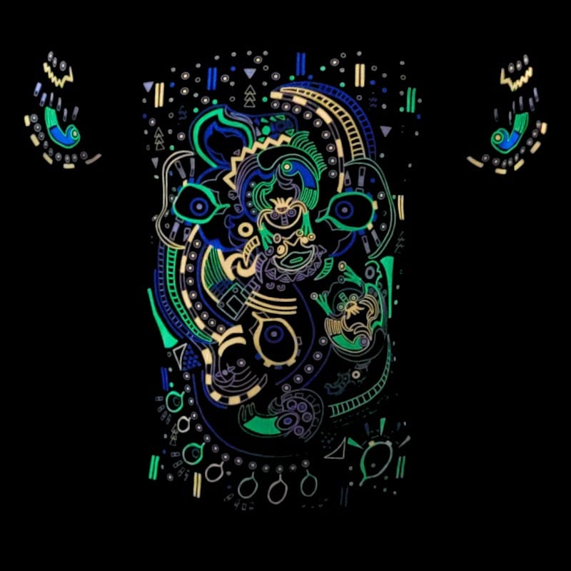 T-Shirt Ruedas glow-in-the-dark T-Shirt Ruedas glow-in-the-dark