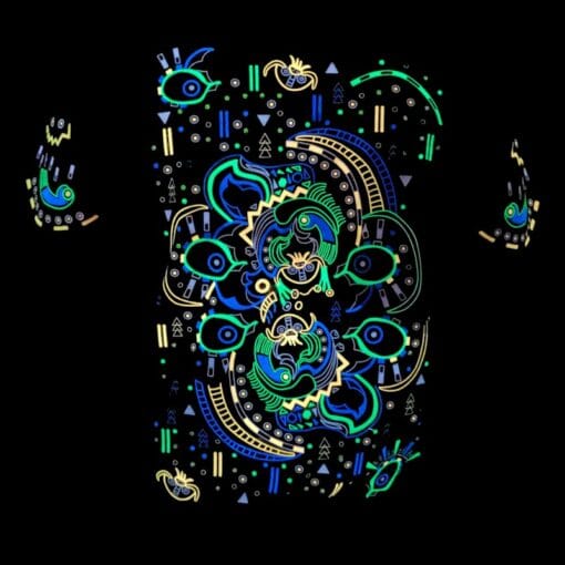 T-Shirt Ruedas glow-in-the-dark