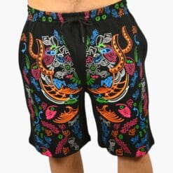 Duende Shorts – Peruanische Baumwollshorts, Glow-in-the-dark