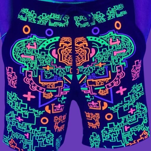 Schwarzlicht Shorts Jaguar