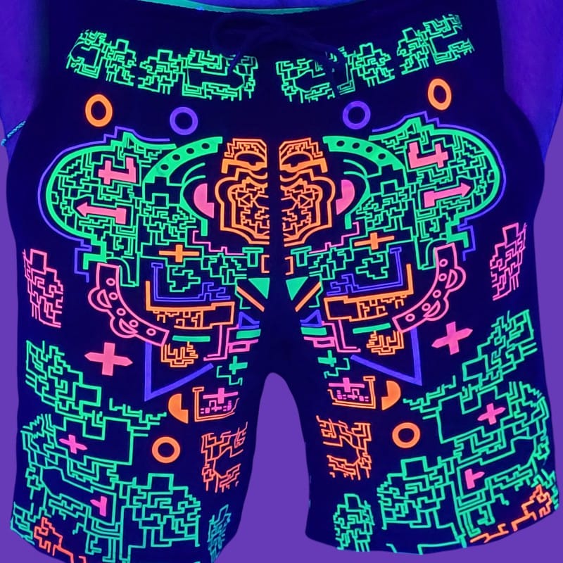 Schwarzlicht Shorts Jaguar Schwarzlicht Shorts Jaguar