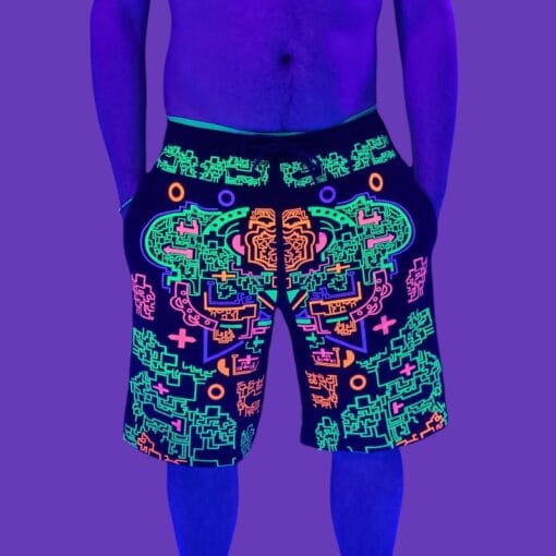 Schwarzlicht Shorts Jaguar