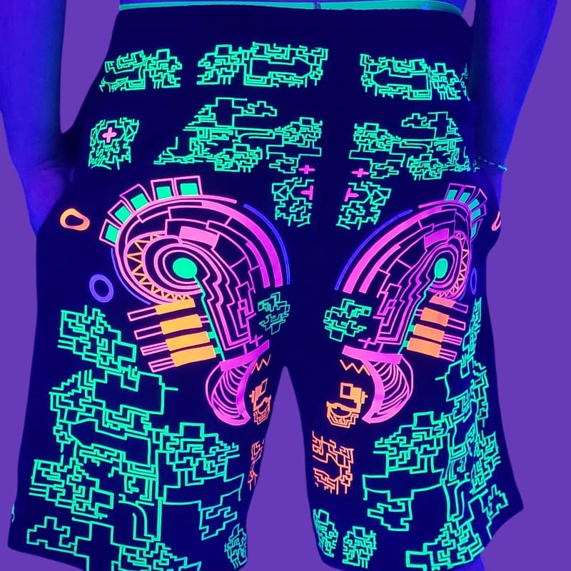 Schwarzlicht Shorts Jaguar Schwarzlicht Shorts Jaguar