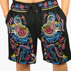 Schwarzlicht Shorts Buho