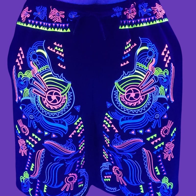 Schwarzlicht Shorts Buho Schwarzlicht Shorts Buho