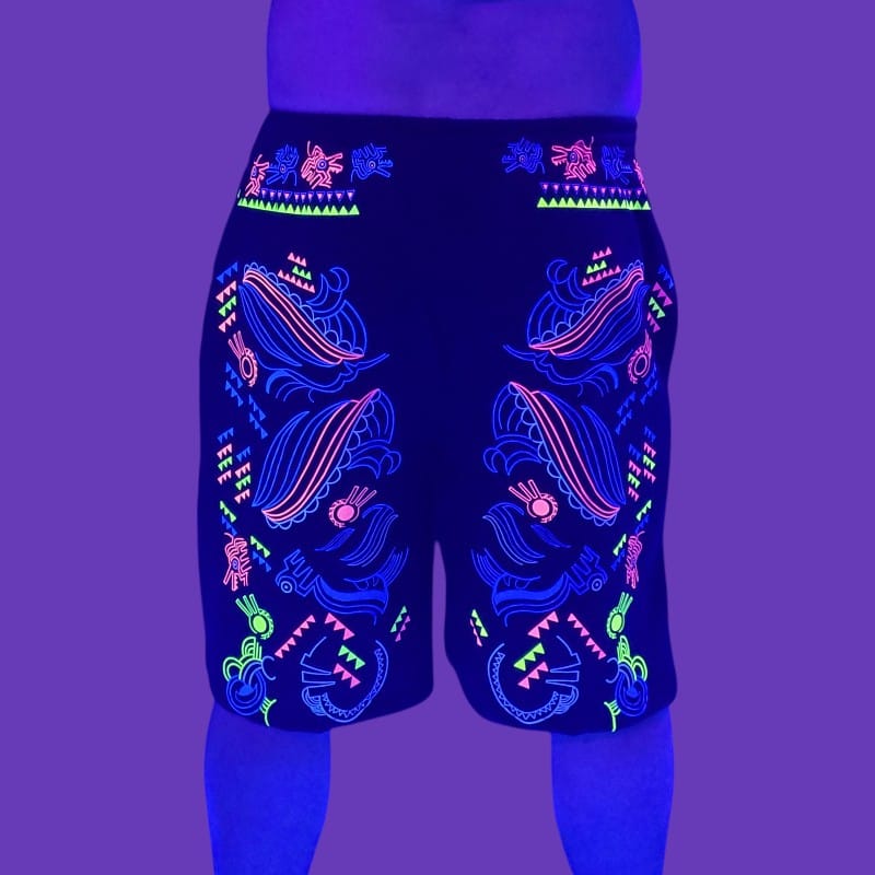 Schwarzlicht Shorts Buho Schwarzlicht Shorts Buho