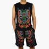 Schwarzlicht Set Tank Top Shorts Duende