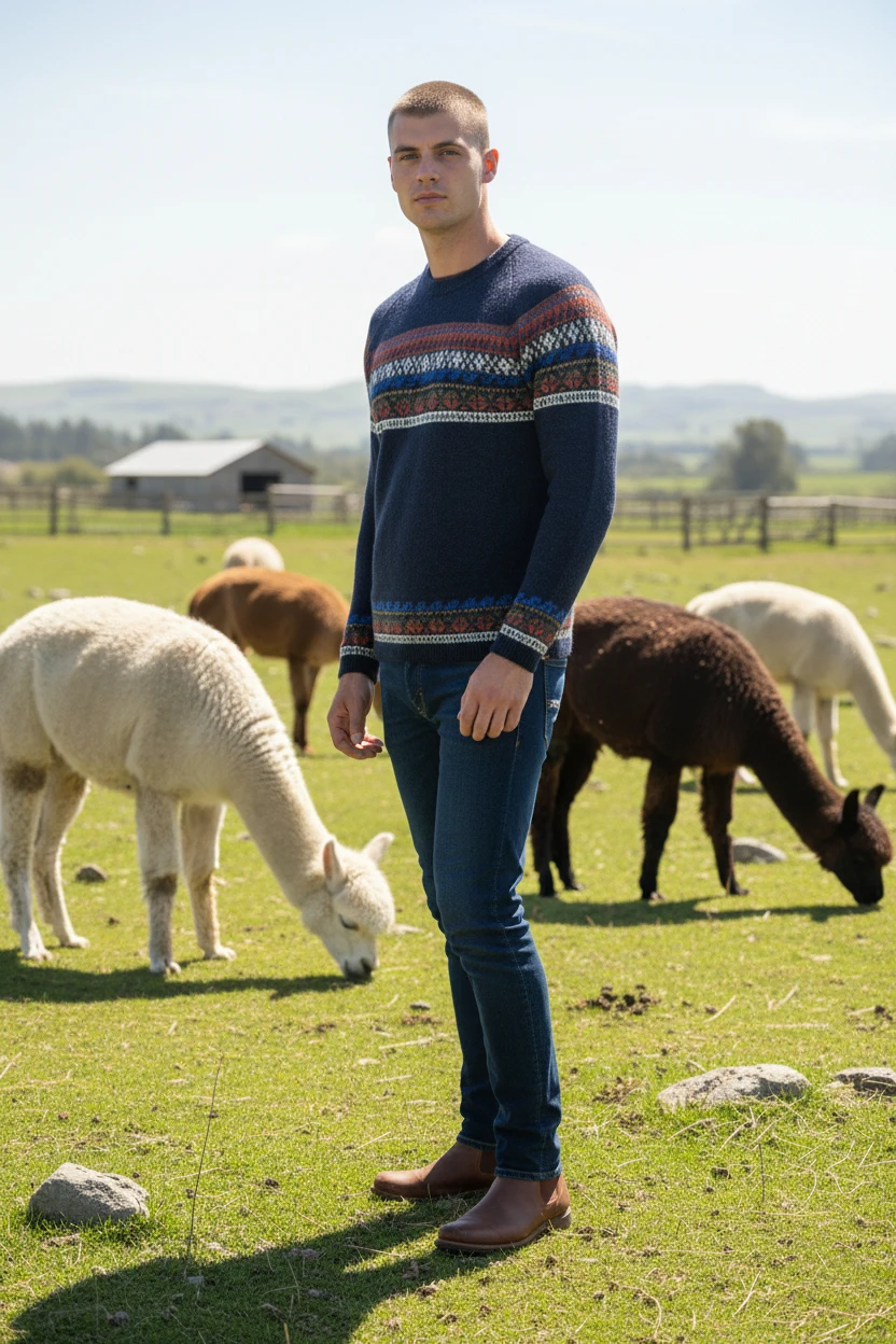 Alpaka Bekleidung Herren | Condor Pasa