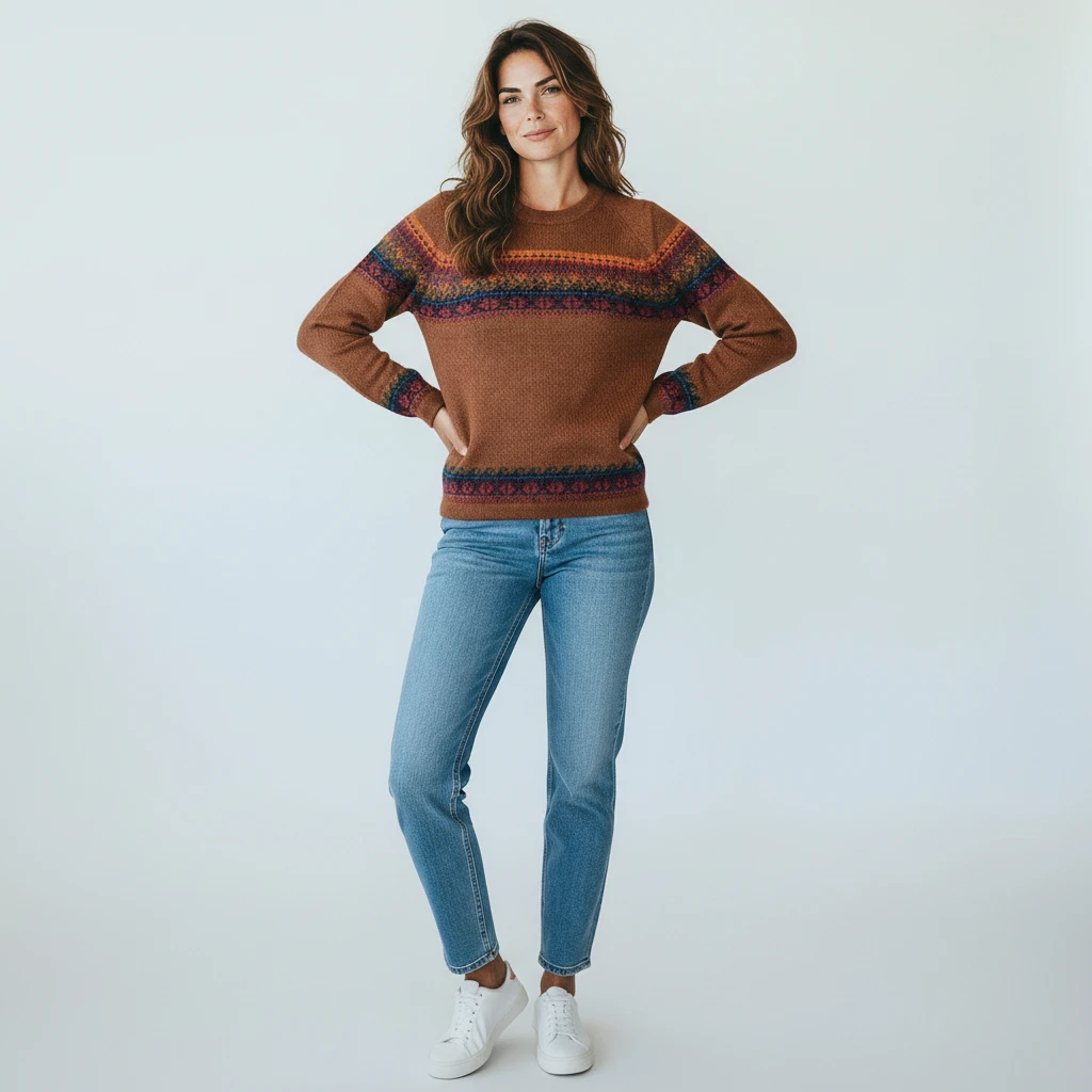 Kuschliger_Alpaka_Pullover_aus_Peru_braun_1 Kuschliger Alpaka Pullover aus Peru braun