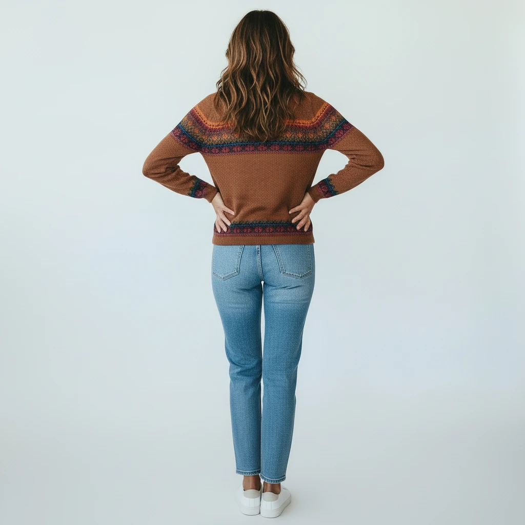 Kuschliger Alpaka Pullover aus Peru braun Kuschliger Alpaka Pullover aus Peru braun