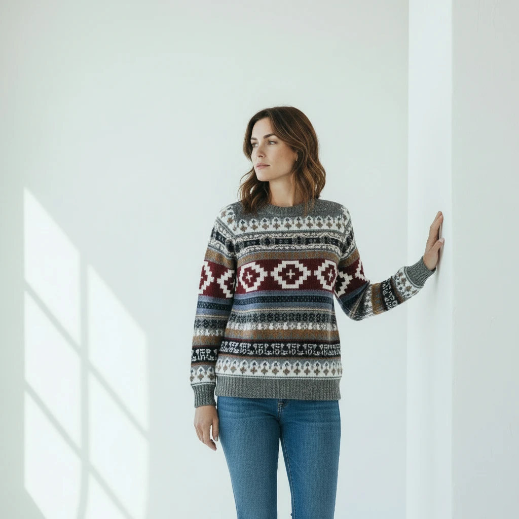 Damen Alpaka Pullover Tuminity aus Peru Variante 3