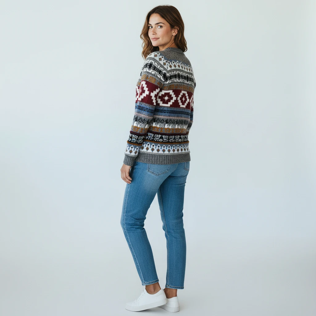 Damen Alpaka Pullover Tuminity aus Peru Variante 3