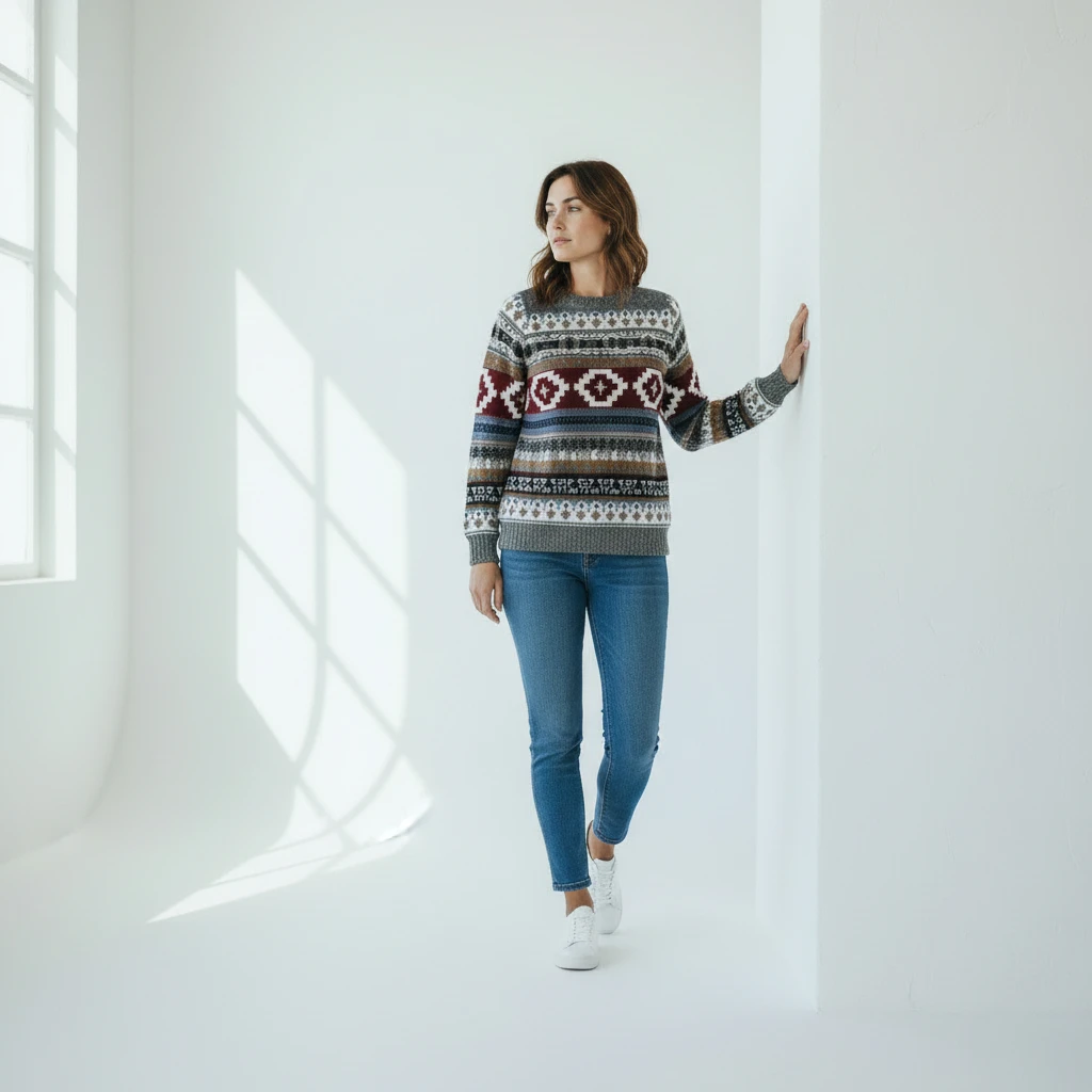 Damen Alpaka Pullover Tuminity aus Peru Variante 3