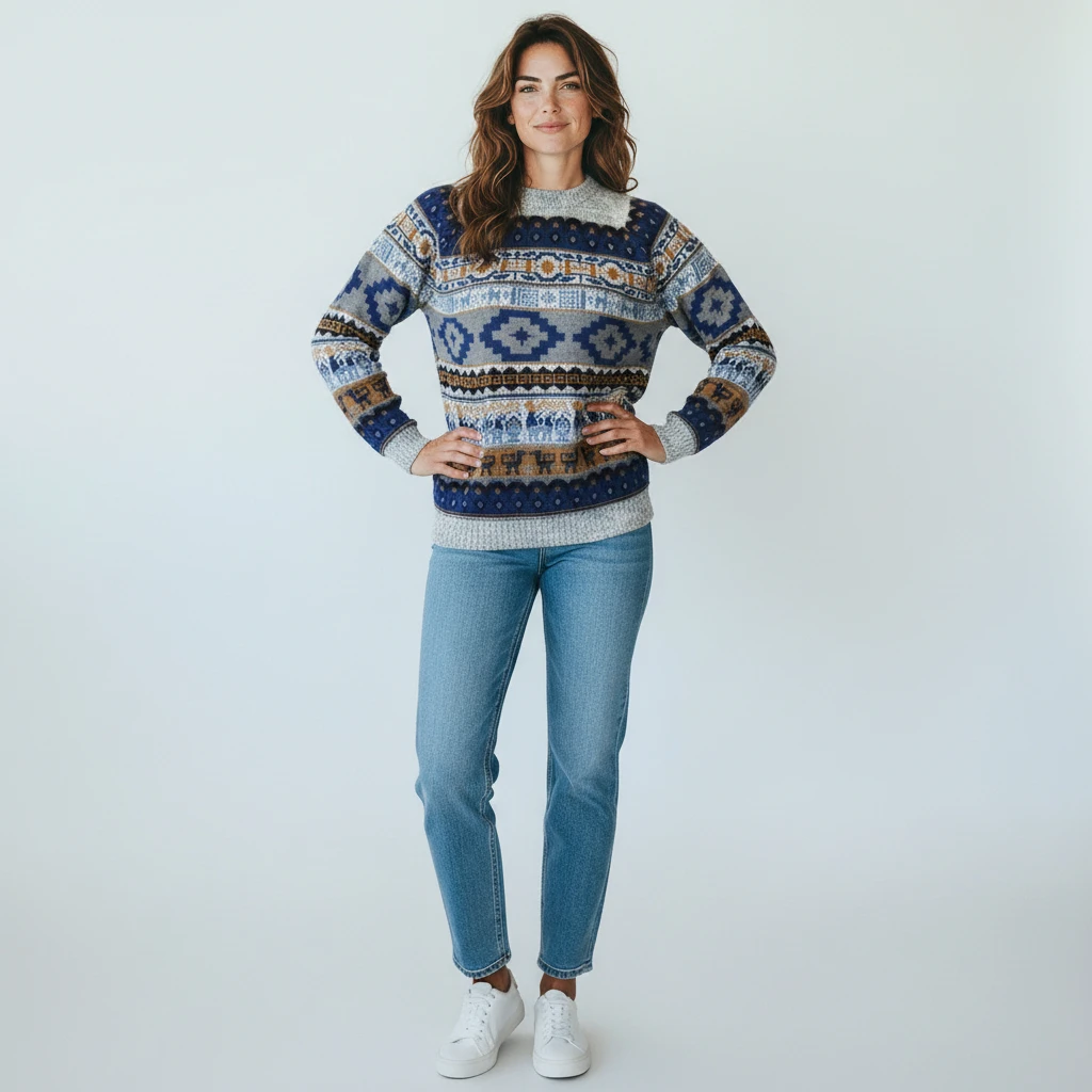 Damen Alpaka Pullover Tuminity aus Peru Variante 4