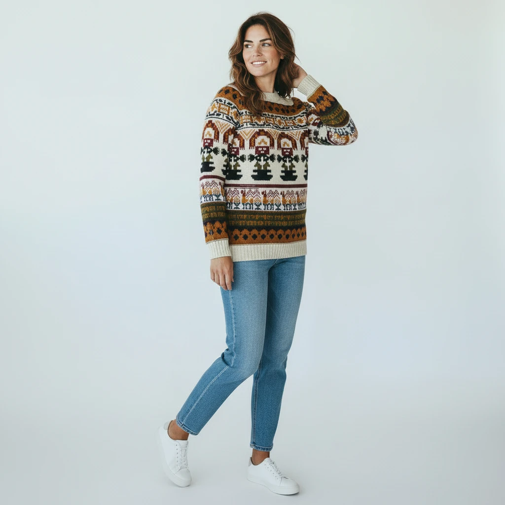 Damen Alpaka Pullover Tuminity aus Peru Variante 5